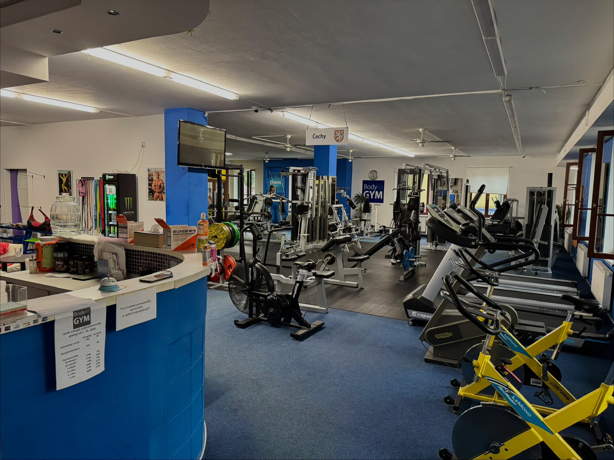 Tréninkové prostředí Bodyfit Gym Slaný